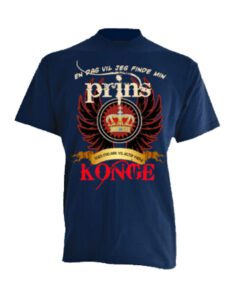 prins konge tshirt