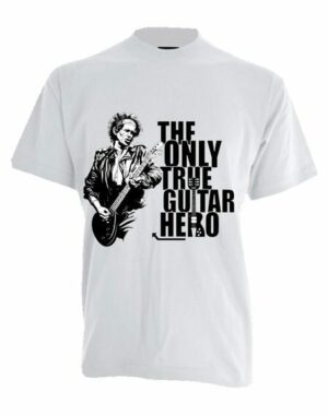 the only true guitar hero tshirt